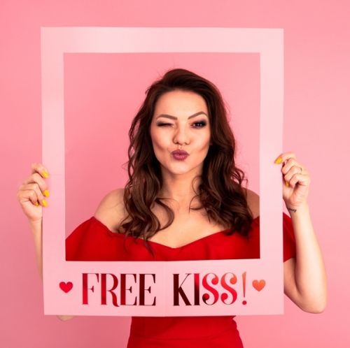 Πλαίσιο για φωτογραφίες "Free Kiss"
