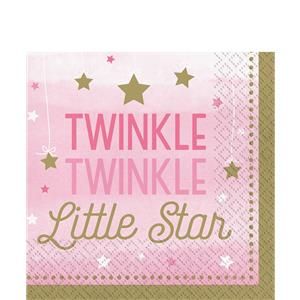 Χαρτοπετσέτες φαγητού "Twinkle Little Star" Girl