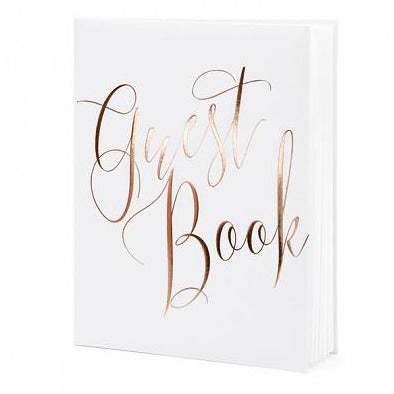 Βιβλίο Ευχών "Guest Book" Λευκό