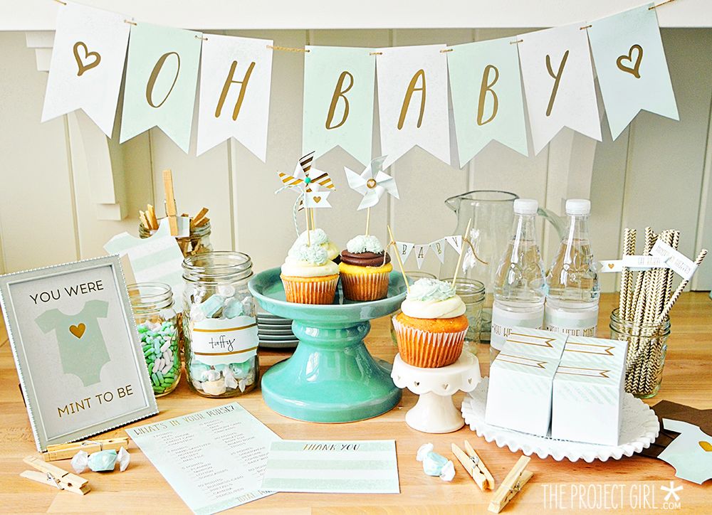 MINT BABY SHOWER