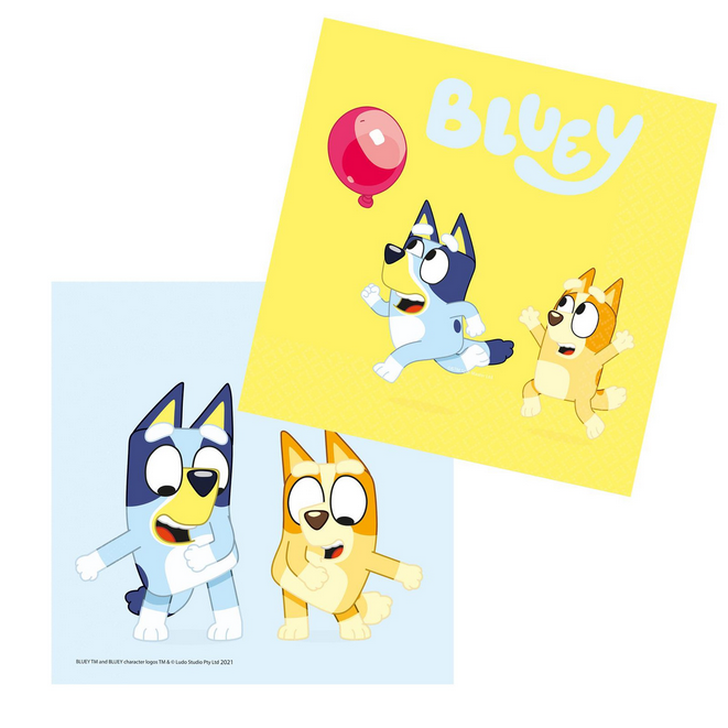 Χαρτοπετσέτες Bluey