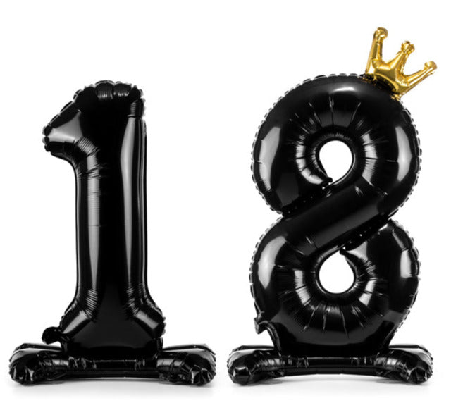Μπαλόνια "18" Standing Black