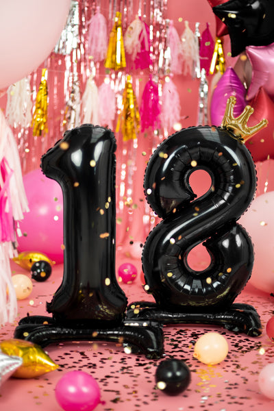 Μπαλόνια "18" Standing Black