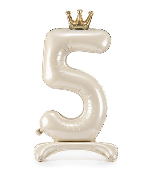 Μπαλόνι "5" Standing Cream
