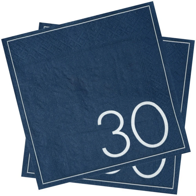 Χαρτοπετσέτες Mix It Up Blue 30th