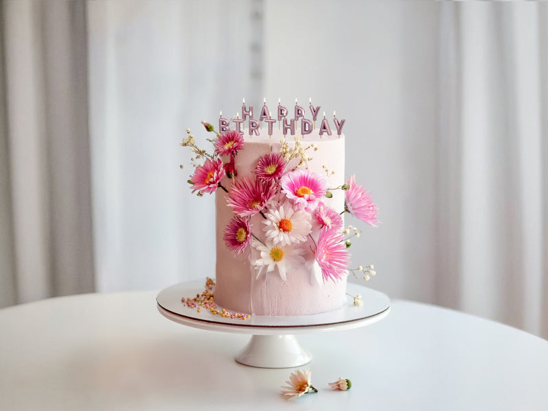 Κεράκια  Happy Birthday Rose Gold