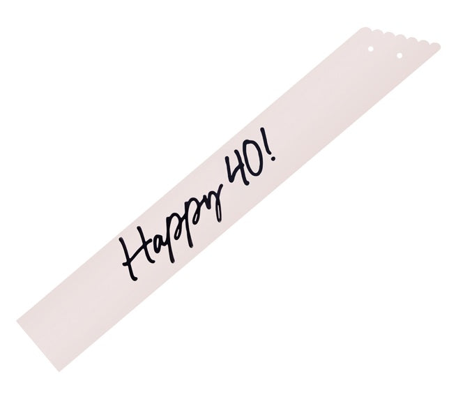 Κορδέλα Happy 40th
