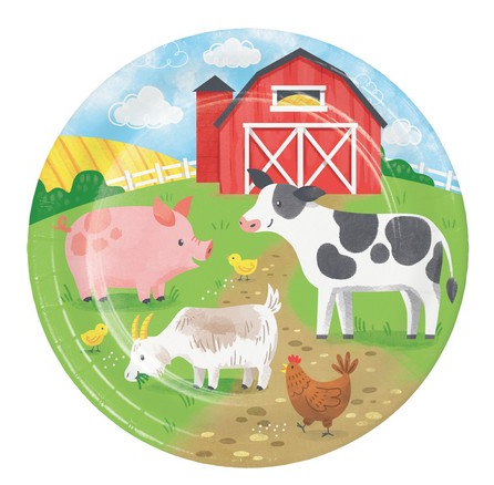 Πιάτα φαγητού Farm Animals