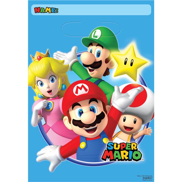 Τσάντες για δωράκια Super Mario