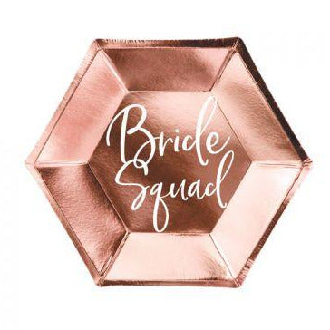 Πιάτα φαγητού "Bride Squad"