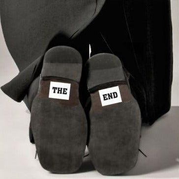 Αυτοκόλλητα Παπουτσιών "The end"