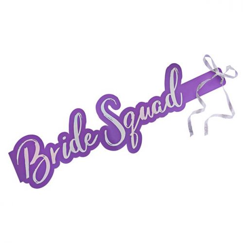 Κορδέλες "Bride Squad"