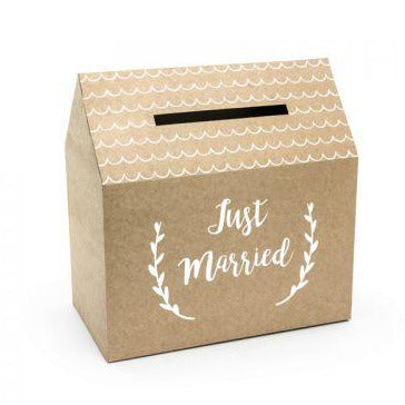 Κουτί για ευχές "Just Married"