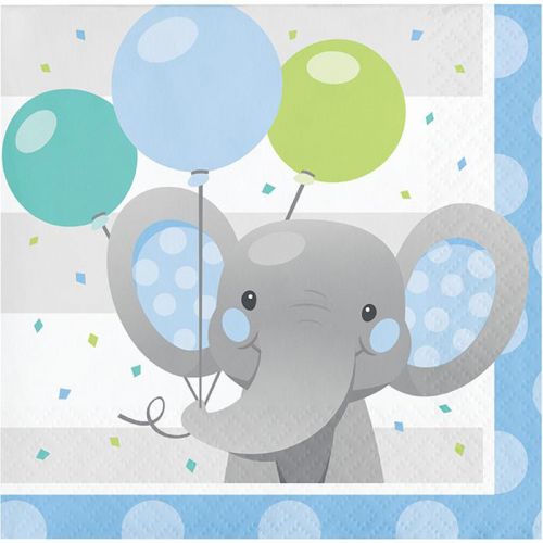 Χαρτοπετσέτες γλυκού Elephant Blue