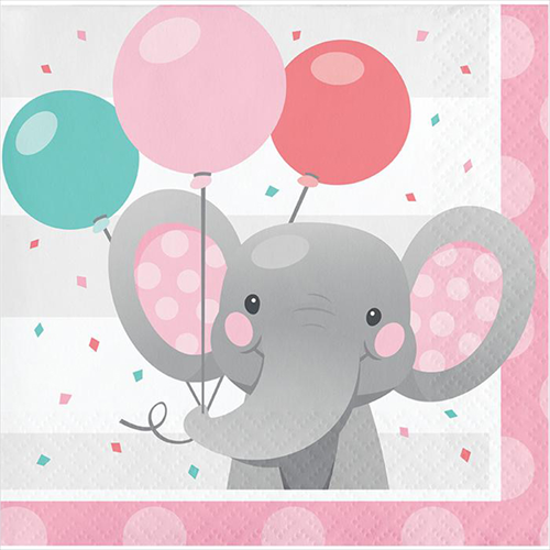 Χαρτοπετσέτες γλυκού Elephant Pink