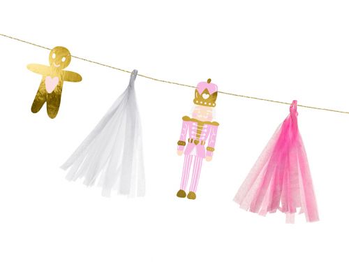 Γιρλάντα Pink Christmas