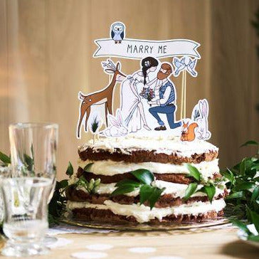Διακοσμητικό Τούρτας "Marry Me"