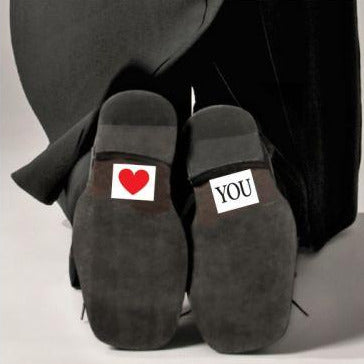 Αυτοκόλλητα Παπουτσιών "I heart YOU"