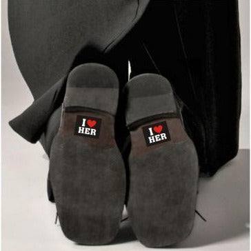 Αυτοκόλλητα Παπουτσιών "I Love Her"