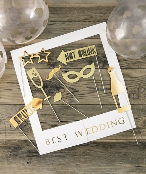 Σετ για φωτογραφίες "Best Wedding"