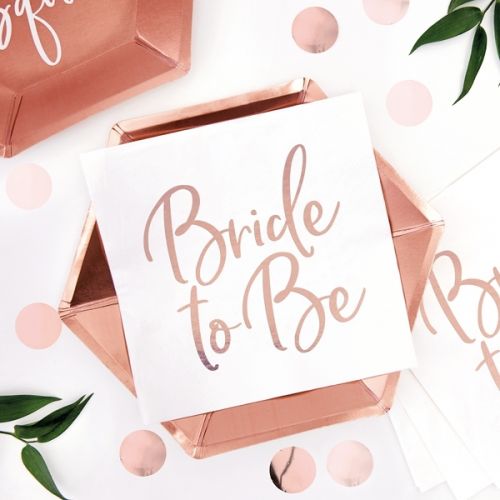 Χαρτοπετσέτες Bride to Be