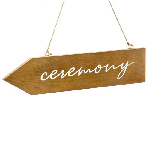 Ξύλινη Επιγραφή "Ceremony"