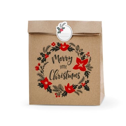 Σακουλάκια Δώρων Merry Little Christmas Rustic