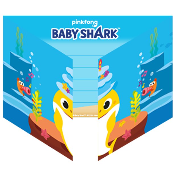 Προσκλήσεις Baby Shark