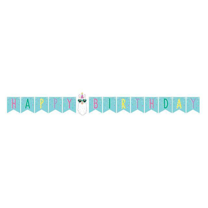 Γιρλάντα Happy Birthday Llama