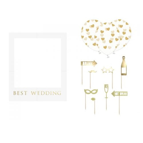 Σετ για φωτογραφίες "Best Wedding"