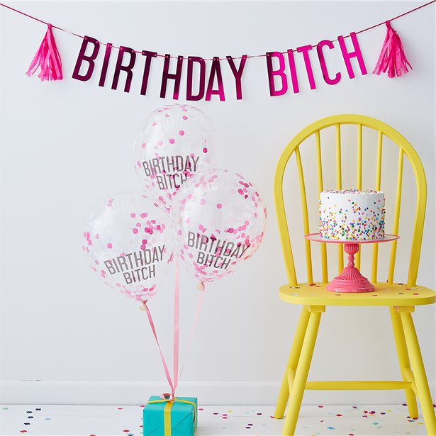 Σετ Διακόσμησης "Birthday Bitch"