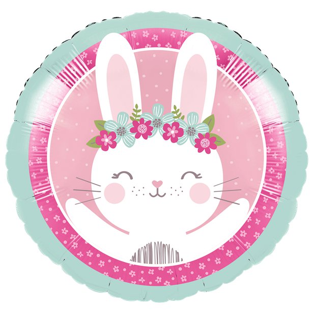 Μπαλόνι Birthday Bunny Metallic