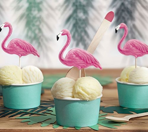 Διακοσμητικά γλυκών Flamingos