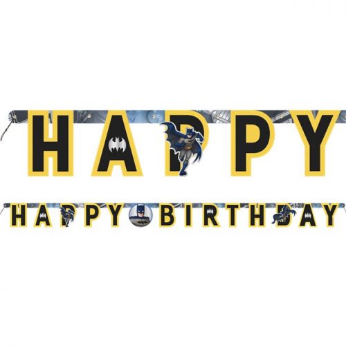 Γιρλάντα Happy Birthday "Batman"