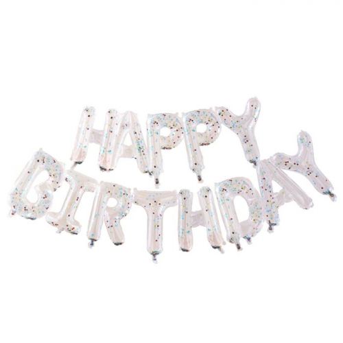Μπαλόνια Happy Birthday Confetti