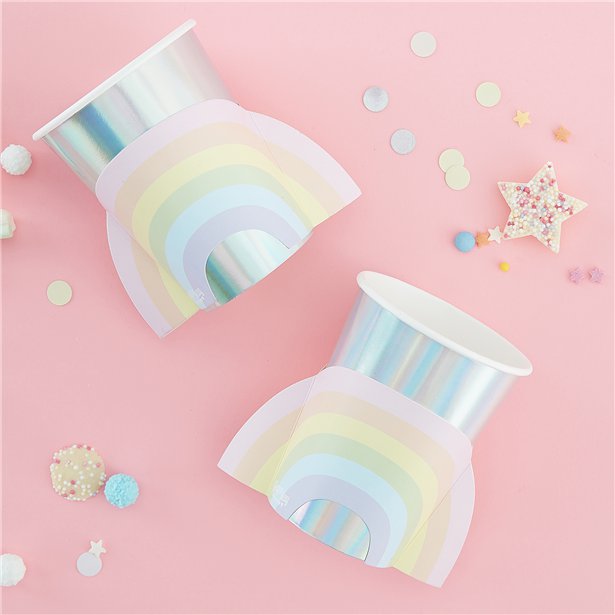 Ποτήρια Rainbow Pastel
