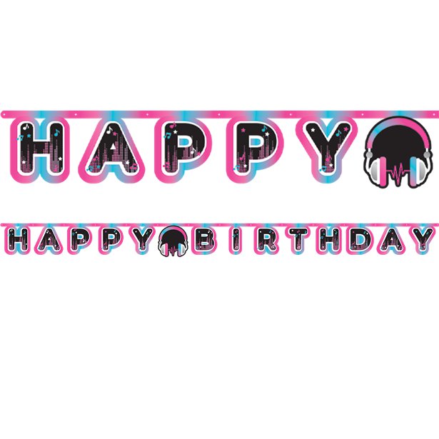 Γιρλάντα "Happy Birthday" Internet Famous