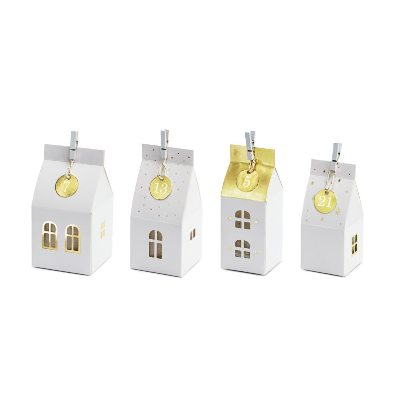 Ημερολόγιο Αντίστροφης Μέτρησης Houses White