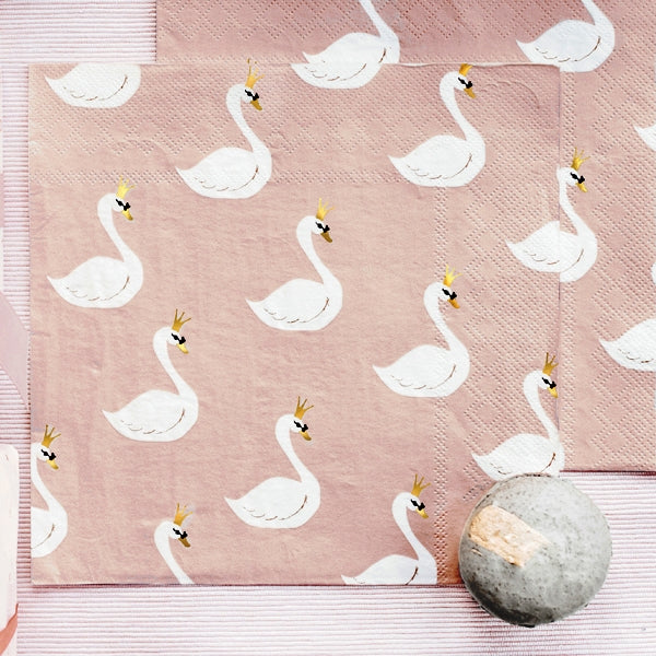 Χαρτοπετσέτες "Lovely Swan"