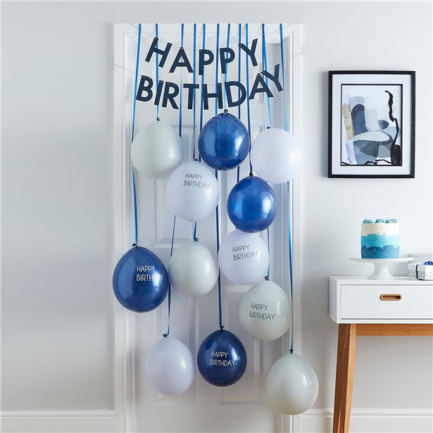 Μπαλόνια - Διακόσμηση Πόρτας Mix It Up Blue