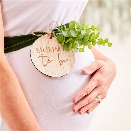 Κορδέλα Ξύλινη Mummy to Be