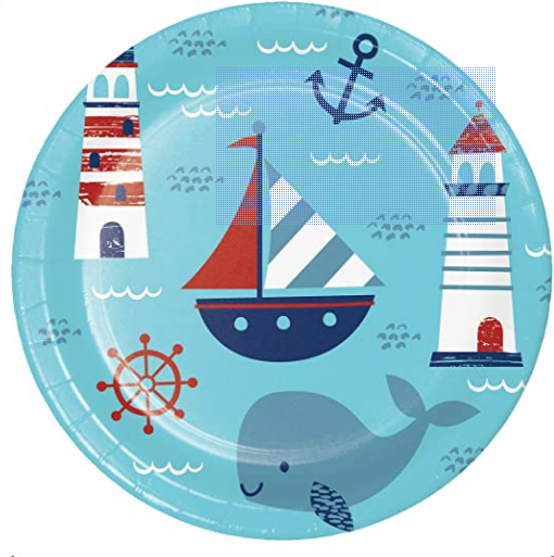 Πιάτα φαγητού Nautical Baby