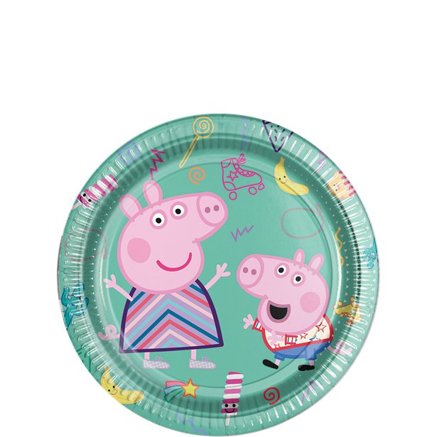 Πιάτα γλυκού Peppa Messy Party