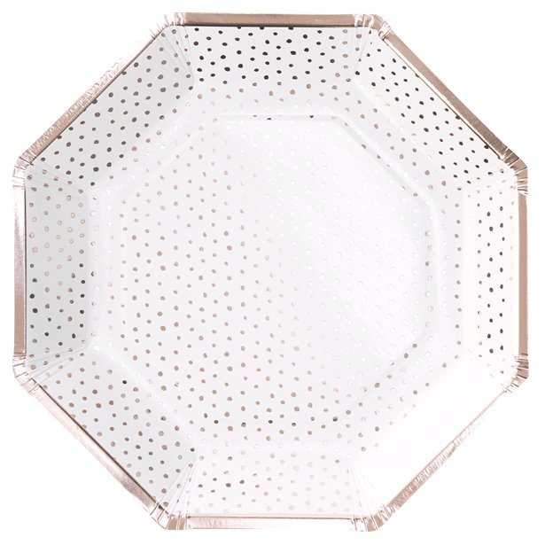 Πιάτα φαγητού  Pick & Mix Rose Gold Spotty