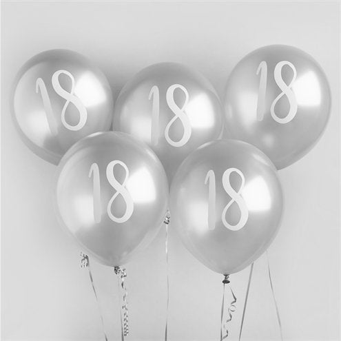Μπαλόνια "18" Silver