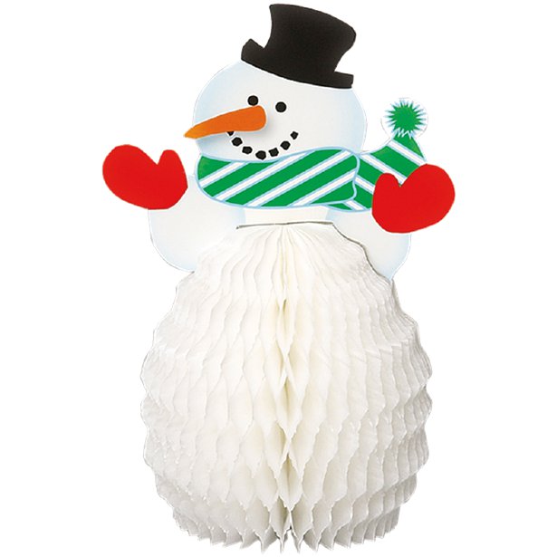 Διακοσμητικό Τραπεζιού Snowman Mini Honeycomb