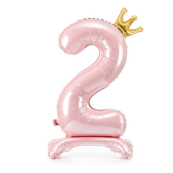 Μπαλόνι "2" Standing Pink