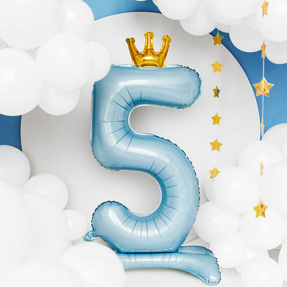 Μπαλόνι "5" Standing Blue