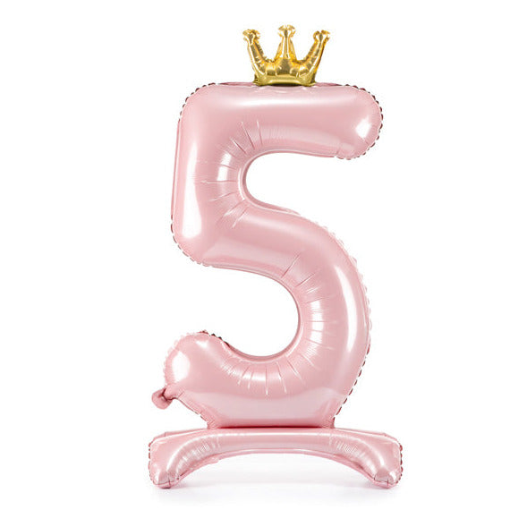 Μπαλόνι "5" Standing Pink