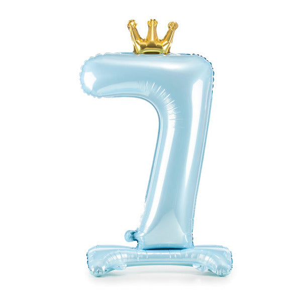 Μπαλόνι "7" Standing Blue